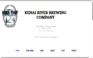Kenai River Brewing Co of Akiak website