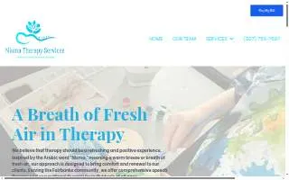 Nisma Therapy Services of Akiak website