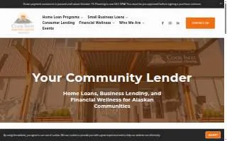 Cook Inlet Lending Center of Alakanuk website