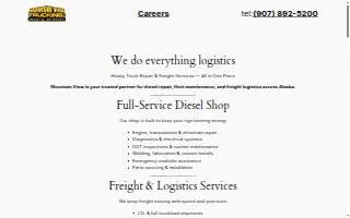 Mountain View Trucking of Alakanuk website