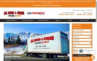 Allied Alaska Moving & Storage of Aleknagik website