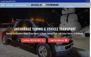 Eagle Towing website