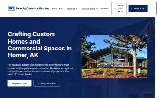Beachy Construction Inc of Anchor Point website