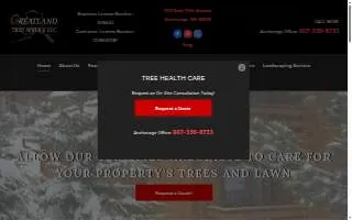 Greatland Tree Service of Anchor Point website