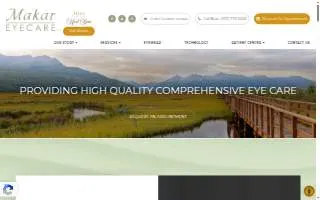 Makar Eyecare LLC website