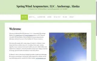 Spring Wind Acupuncture, LLC website