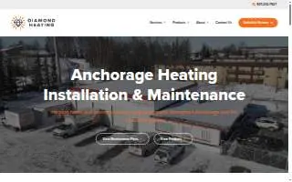 Diamond Heating & Air of Deering website