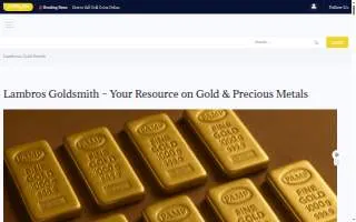 Lambros Goldsmith of Angoon website