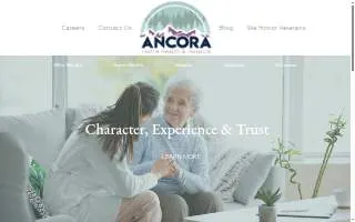 Ancora Home Health and Hospice - Anchorage website