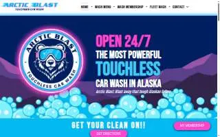 Arctic Blast Touchless Car Wash of Anderson website