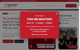 Alaska Hearing & Tinnitus Center of Arctic Village website