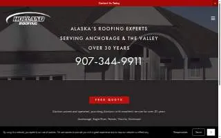 Holland Roofing Company, Inc. of Arctic Village website