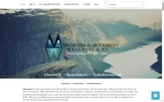 Medicine by Movement Wellness and PT of Atka website