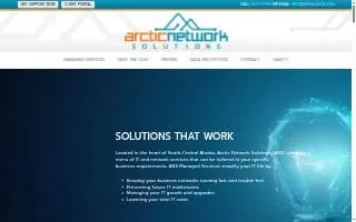 Arctic Network Solutions of Atqasuk website
