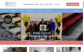 Arctic Carpet Flooring Center of Auke Bay website