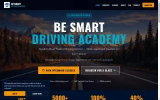 Be Smart Driving Academy of Bethel website