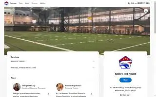 Baker Field House of Bettles Field website
