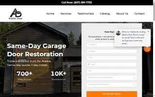 Alaska Door of Wasilla website