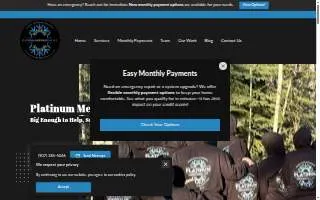 Platinum Mechanical of Buckland website