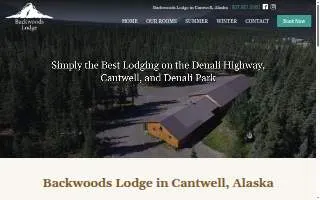 Backwoods Lodge website