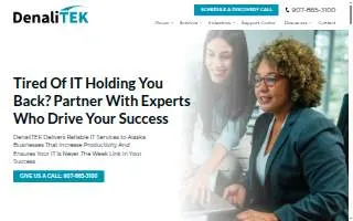 DenaliTEK - Alaska Managed IT Services of Cantwell website