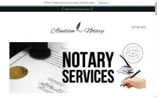Aleutian Notary of Chalkyitsik website