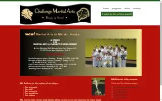 Challenge Martial Arts of Chalkyitsik website
