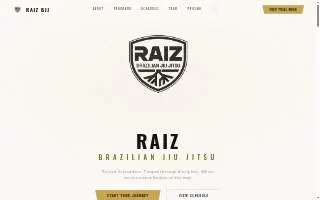 Raiz Brazilian Jiu Jitsu of Chugiak website
