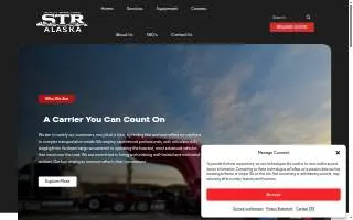 STR Alaska Shop of Circle website