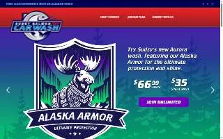 Sudzy Salmon Car Wash - Wasilla North website