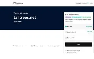 Tall Trees of Clam Gulch website