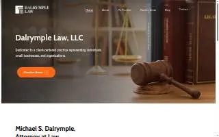 Dalrymple Law, P.C. of Clarks Point website