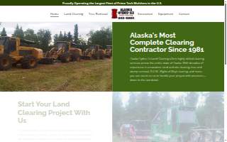 Alaska Hydro Ax Land Clearing