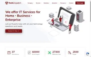 Tech Dispatch website