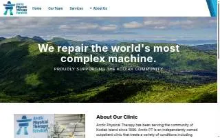 Arctic Physical Therapy Services website