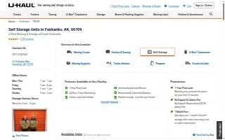 Collegeboxes at U-Haul Moving & Storage Of South Fairbanks website