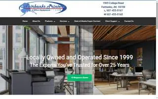 Fairbanks Printers website