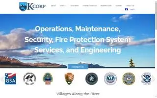 KCorp Technology Services website