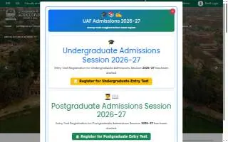 UAF Student Health & Counseling Center website