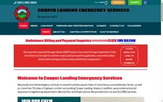 Cooper Landing Emergency Services website
