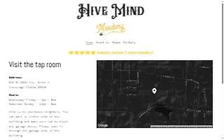 Hive Mind Meadery of Cordova website