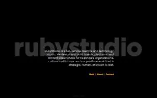 Ruby Studio of Cordova website