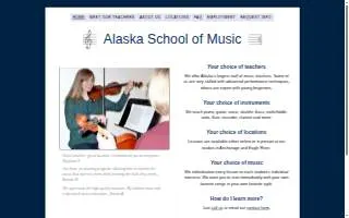 Alaska School of Music website