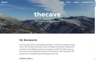 The Cave of Delta Junction website
