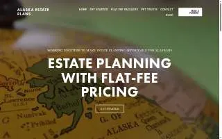 Alaskaestateplans.com of Douglas website