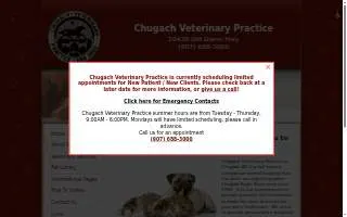 Chugach Veterinary Practice of Eagle website