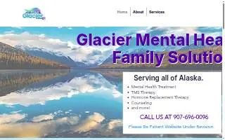 Glacier Mental and Family Health Solutions of Eagle website