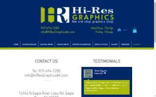 Hi-Res Graphics of Eagle website