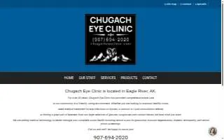 Chugach Eye Clinic of Eagle River website