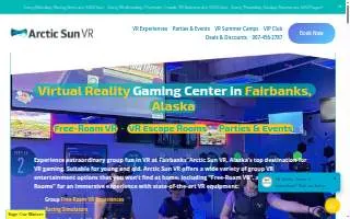 Arctic Sun VR of Eielson Afb website